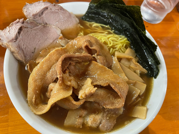 「セコガニスペシャル1300円」@一条流がんこラーメン金町の写真