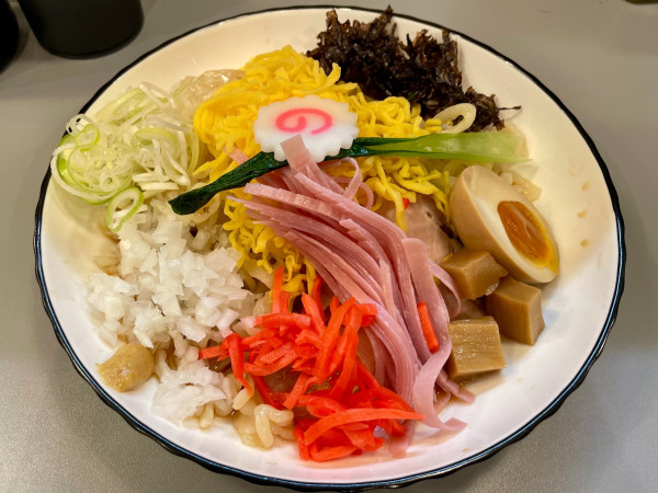 「サッポロ赤星 → 冷やし中華」@白河手打ちラーメン アサガキタの写真