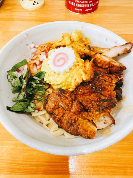 「タンドリーチキン冷やし中華」@口樂 城山店の写真