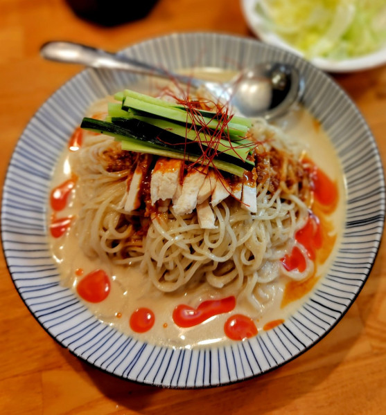 「冷たいごまそば 950円」@しなそば 天味の写真