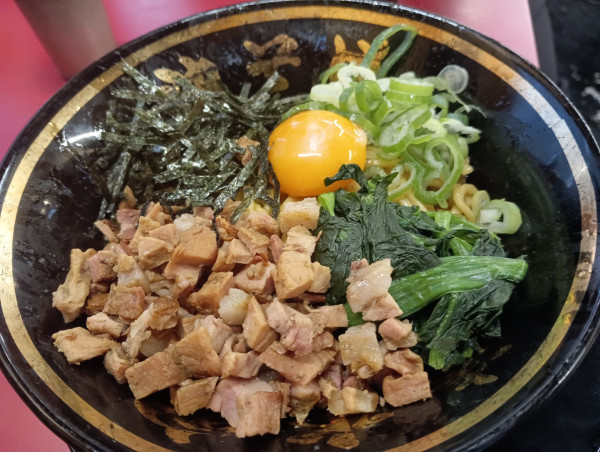 「油そば（半ライス付）¥900」@柏 王道家の写真