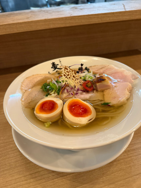 「特製中華そば塩」@中華そば 麦の星の写真