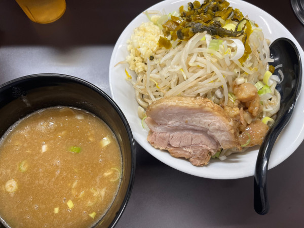 「担々つけ麺（限定）、並」@ラーメン一心の写真