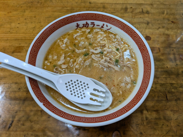 「辛口肉みそラーメン」@大功の写真