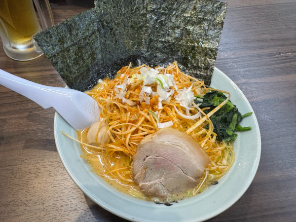 「ネギラーメン1080円」@横浜家系らーめん 魂心家 金沢店の写真