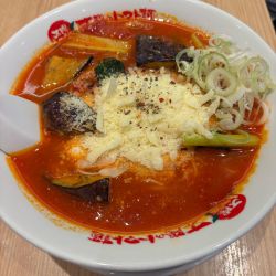 太陽のチーズ茄子ラーメン
