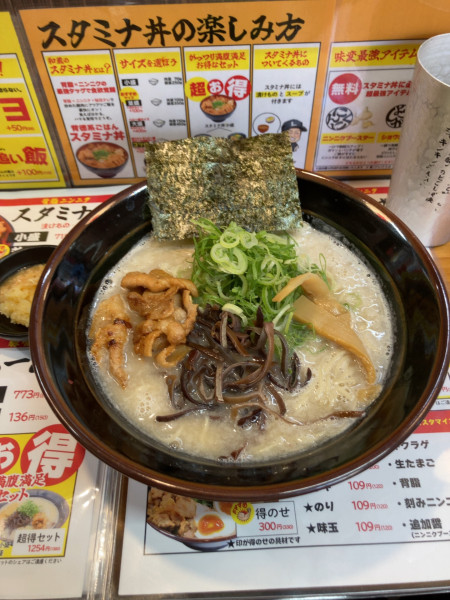 「らーめん＋刻みニンニク　960円」@和蔵の写真