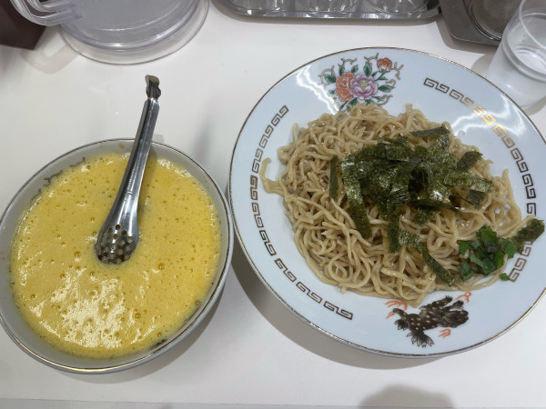 「納豆つけ麺」@荻窪中華そば 春木屋 恵比寿店の写真