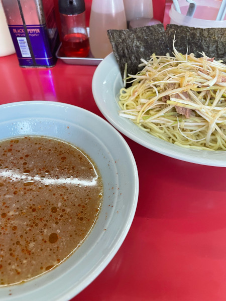 「ネギつけ麺」@ラーメンショップ 津久井店の写真