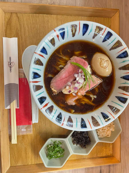 「冷やしえびそば＋味玉」@えびそば 緋彩の写真