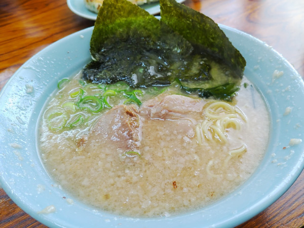 「ラーメン 620円（半麺）」@ラーメンショップ 牛久結束店の写真