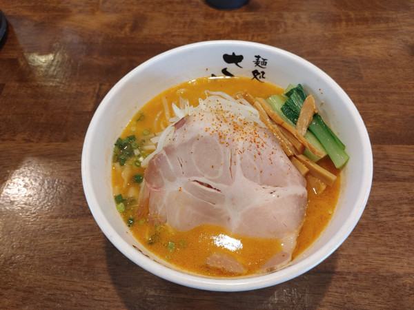 「濃厚辛味噌ラーメン　950円　替え玉　120円」@麺処さとう 船引店の写真