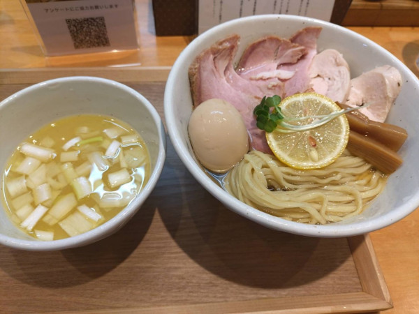 「昆布水つけ麺　塩　1350円」@Hamano Comugiの写真