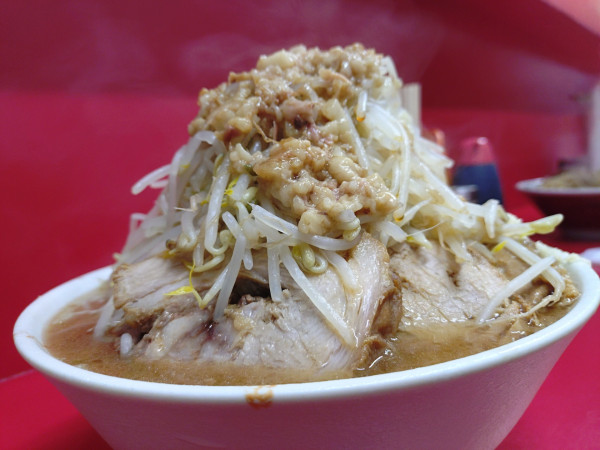 「小ラーメン　全部」@ラーメン二郎 一橋学園店の写真