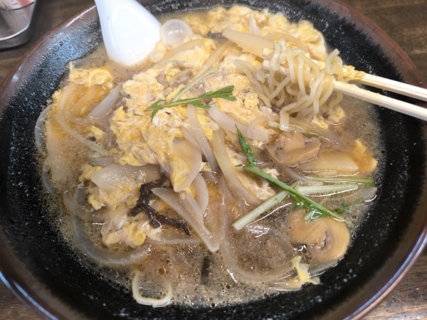 「玉子ラーメン(650)」@中国料理 七面鳥の写真