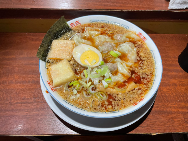 「朝ワンタン」@大井町立食い中華蕎麦 いりこ屋の写真