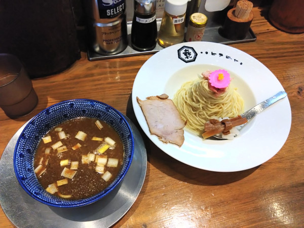 「限定 つけそば 中 880円」@中華そば ひらこ屋 㐂ぼしの写真