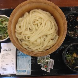 釜揚げ並370円、大根おろし90円(アプリクーポンで無料)