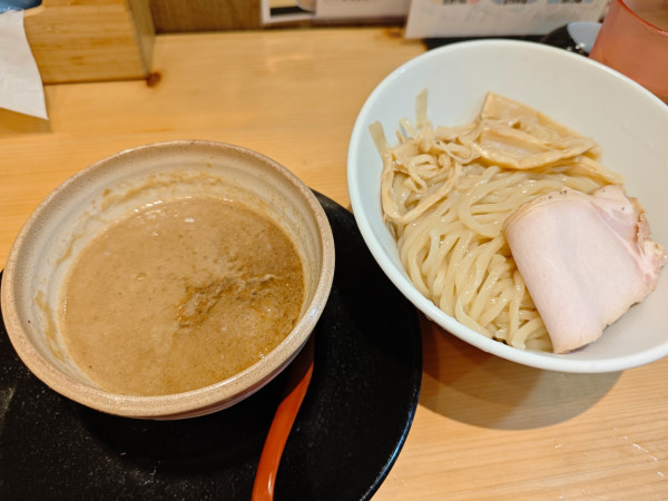 「べっ鶏そば （つけ麺）大盛り」@くりや製麺直売所の写真