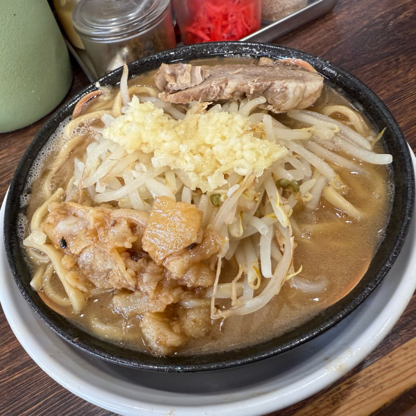 「楓Ｇ郎300g『コール』 にんにく、あぶら」@博多長浜らーめん 楓神の写真