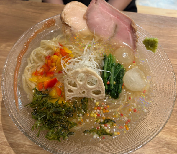 「[限定]霧島鶏の塩冷やし」@自家製麺250の写真