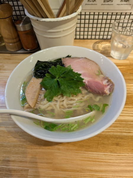 「貝塩ラーメン」@らーめん 改の写真