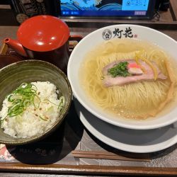 鯛塩そば＋鯛飯セット