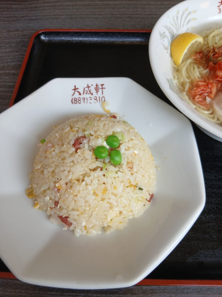 「チャーハンと冷やし鶏そばセット 990円」@中華料理 大成軒の写真