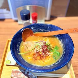 魚介醤油銀だらスープ