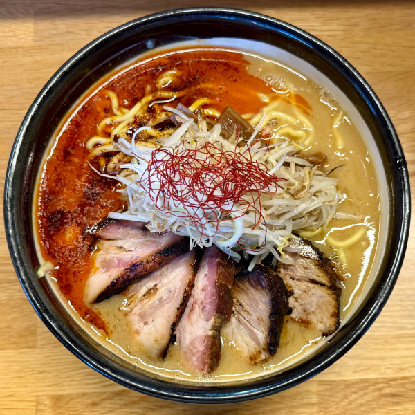 「ちゃーしゅー辛味噌 ¥1,380 大盛 ¥150 もやし ¥50」@味噌っ子 ふっくの写真