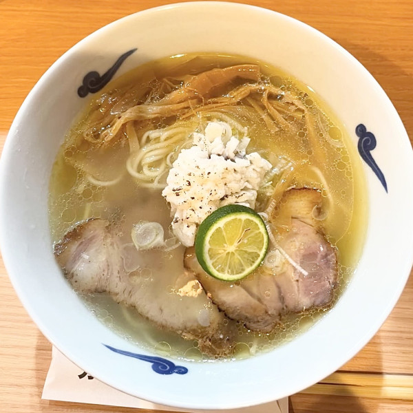 「鱧塩ラーメン」@RAMEN ガモウスマイルの写真