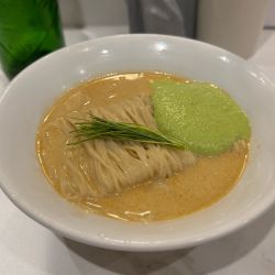 甘海老と浅蜊と青唐辛子の冷やし¥1200