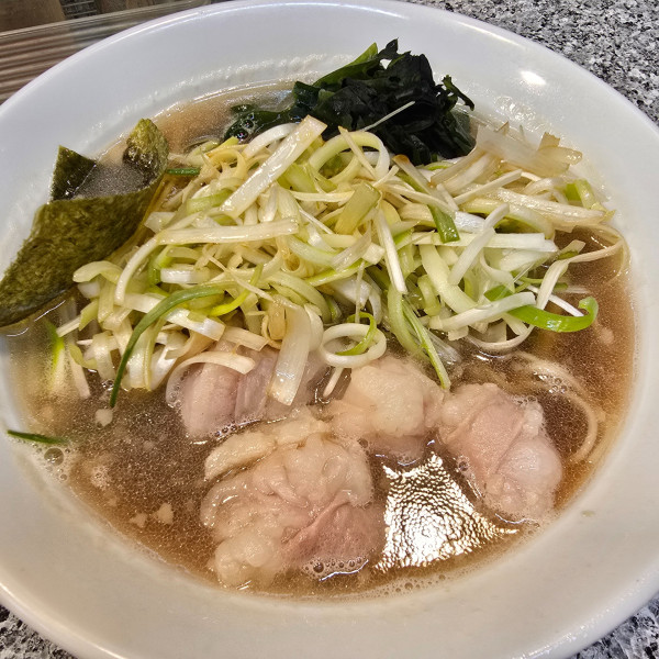 「ネギホルモンラーメン どっきり焼きマルチョウ」@ホルモン焼き 有希ちゃんの写真