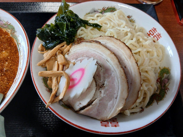 「スタミナつけ麵 850円」@生蕎麦 満留賀の写真