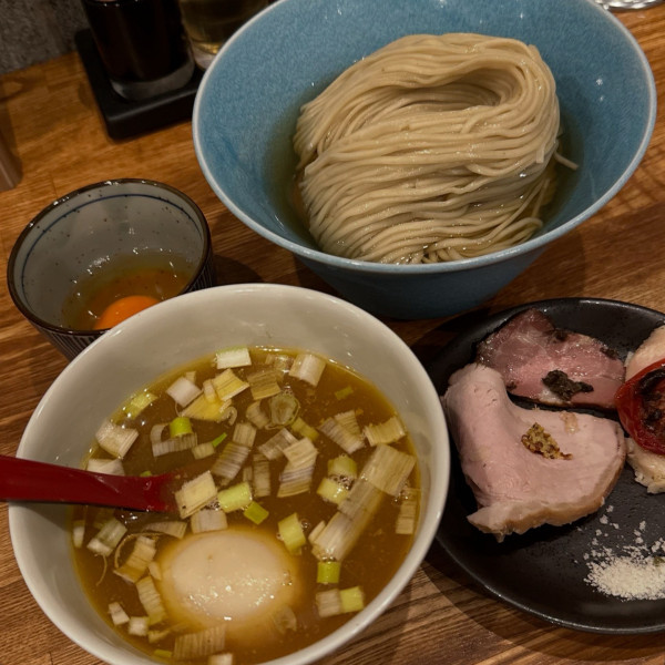 「帆立出汁昆布水つけめん」@麺処 青野の写真