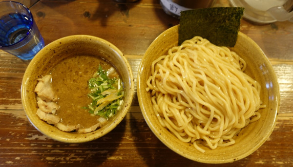 「ベジポタ肉増し煮干しじめつけ麺（1,200円）+2玉盛」@ベジポタつけ麺 えん寺の写真