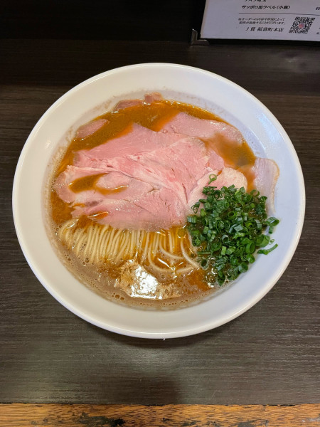 「甘海老そば(1300円)限定。」@灰汁中華 丿貫 福富町本店の写真