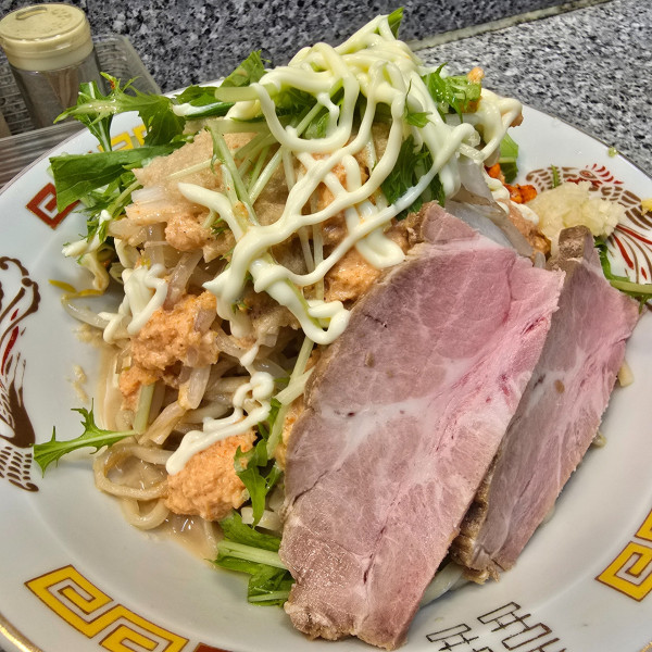 「冷やし中華 謎ソースver.」@ホルモン焼き 有希ちゃんの写真