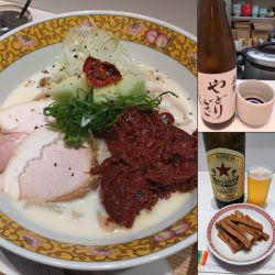 【限定】大阪冷やしカレーらぁめん トーニュービーツ＋黒豚煮豚