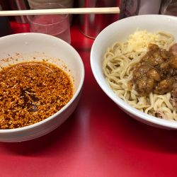 限定・広島風つけ麺 野菜抜き ニンニクアブラ