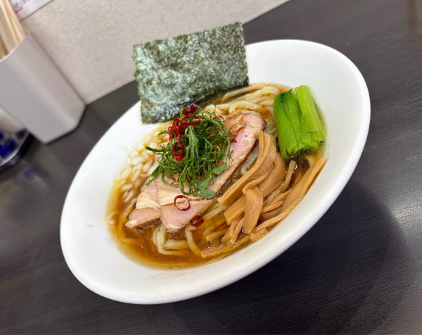 「【限定】冷やし醤油らーめん」@自家製手打ち麺 禿の写真