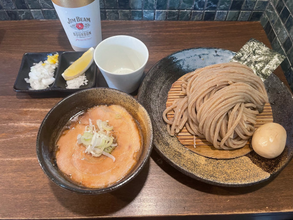 「汁並つけ麺大(1350)+スープ増(50)+半熟味玉(100)」@麺屋みつば＋クローバーの写真