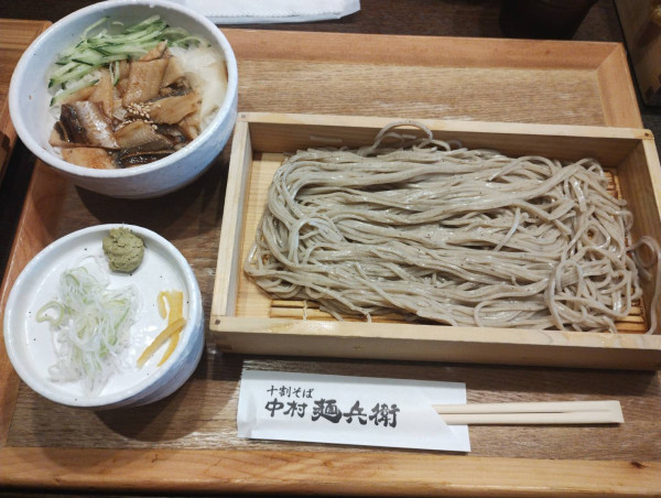 「刻み穴子丼とそば」@中村麺兵衛 前橋箱田店の写真