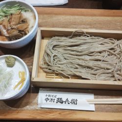 刻み穴子丼とそば