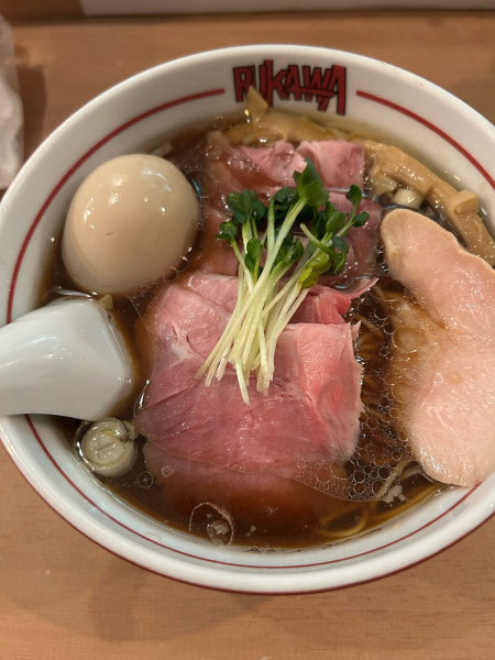 「特製牛貝清湯醤油中華そば」@中華そば 流川の写真