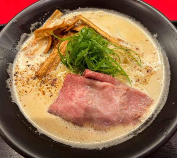 「白トリュフ香る和牛鶏白湯らぁめん」@Jikasei Mensho 渋谷パルコ店の写真