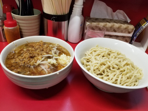 「シークワーサーつけ麺中」@ラーメン二九六の写真