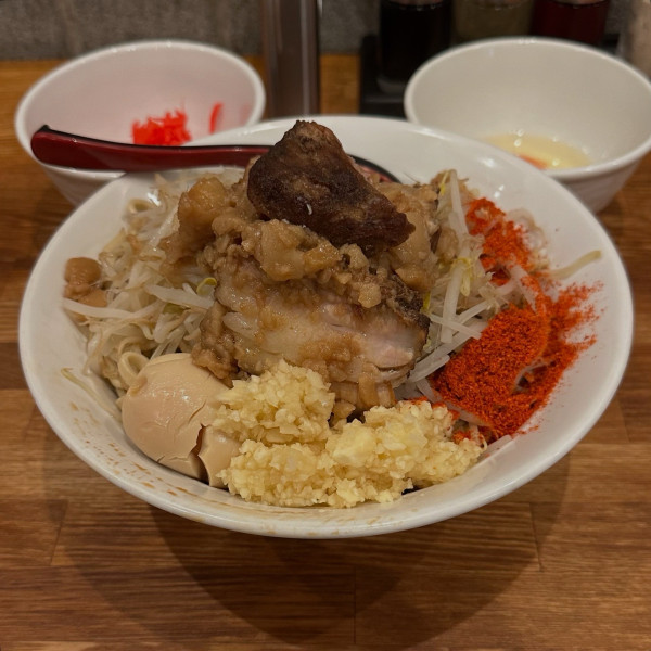 「汁なし二郎系」@麺処 青野の写真