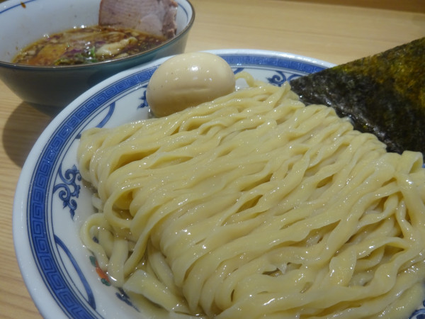 「特上昆布水つけ麺（醤油）　1,470円」@中華そば 千乃鶏 志木店の写真