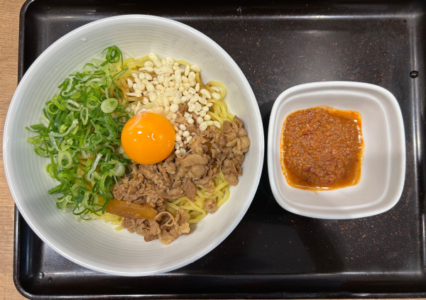 「牛玉スタミナまぜそば ¥767」@吉野家 両国駅前店の写真